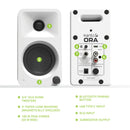 Kanto Living ORA 2-Way Active Wireless Reference Desktop Speakers (Matte White, Pair)