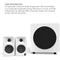 Kanto Living ORA 2-Way Active Wireless Reference Desktop Speakers (Matte White, Pair)