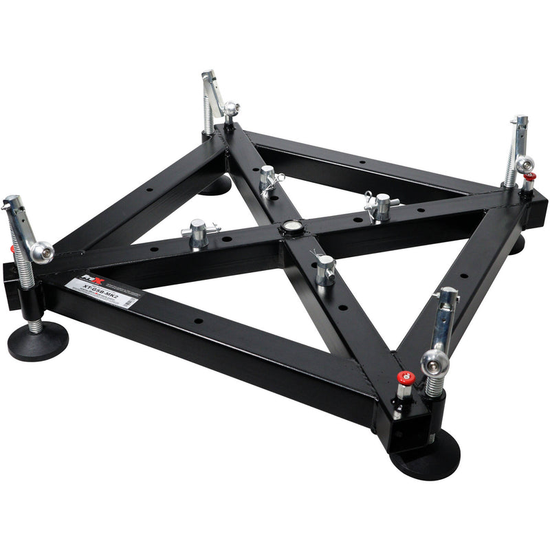 PROX Truss Tower Ground Support Base with Casters and Leveling Jacks