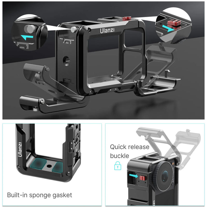 Ulanzi Camera Cage for DJI Osmo Action 3 and 4