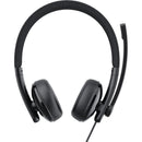 eMeet GeniusCall HS50 USB Headset with Microphone and In-Line Controls