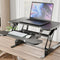 Mount-It! Standing Desk Converter (30", Black)