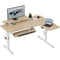 Eureka L-Shaped Standing Desk (Right, Oak)