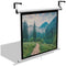 Mount-It! Universal Projector Screen Wall Mount (Black, 12")