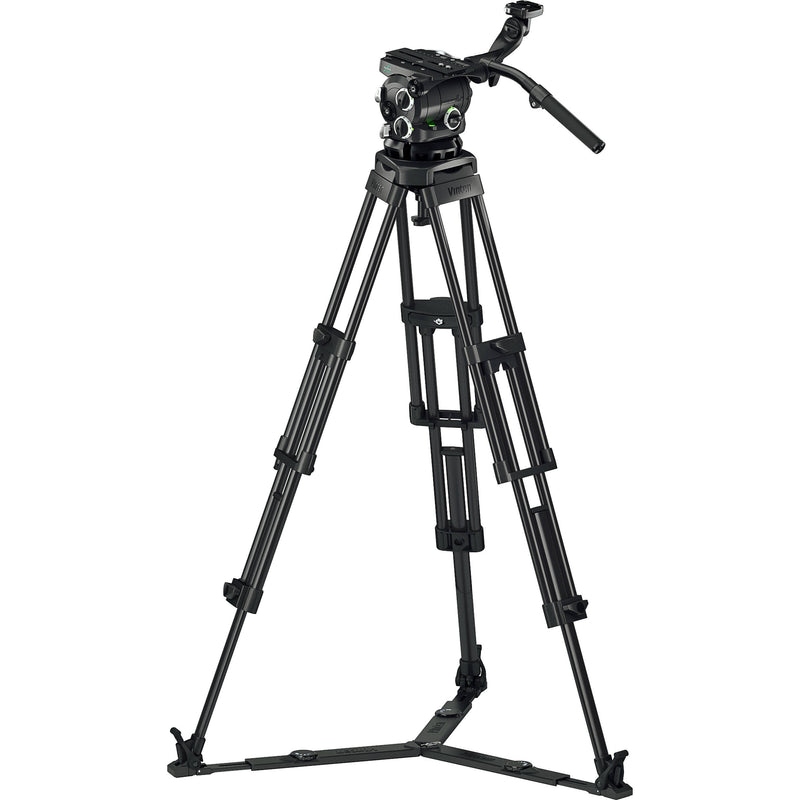 Vinten 3880-3 Two-Stage Aluminum Pozi-Loc EFP Tripod with Versine 360 Fluid Head & Ground Spreader