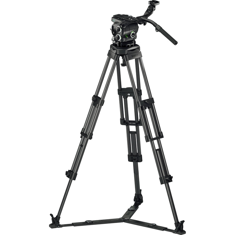 Vinten 3881-3 Two-Stage Carbon Fiber Pozi-Loc EFP Tripod with Versine 360 Fluid Head & Ground Spreader