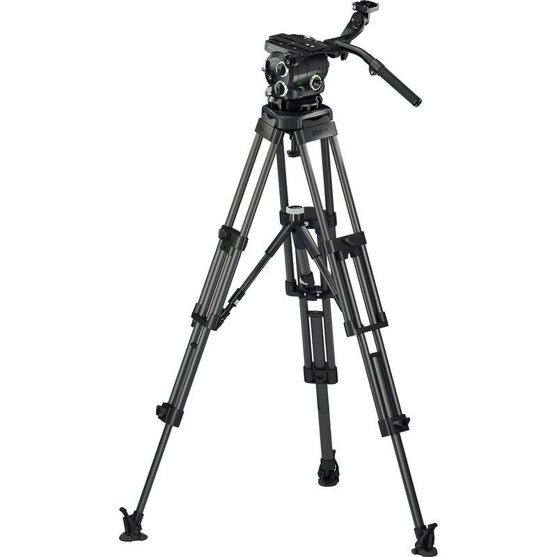 Vinten 3881-3 Two-Stage Carbon Fiber Pozi-Loc EFP Tripod with Versine 360 Fluid Head & Mid-Level Spreader