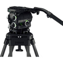 Vinten 3881-3 Two-Stage Carbon Fiber Pozi-Loc EFP Tripod with Versine 360 Fluid Head & Ground Spreader