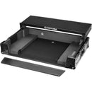 Odyssey Black Label Glide Style Flight Ready Case with Roller Wheels for RANE PERFORMER (All Black)