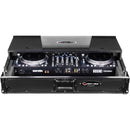 Odyssey Black Label Glide Style Flight Ready Case with Roller Wheels for RANE PERFORMER (All Black)