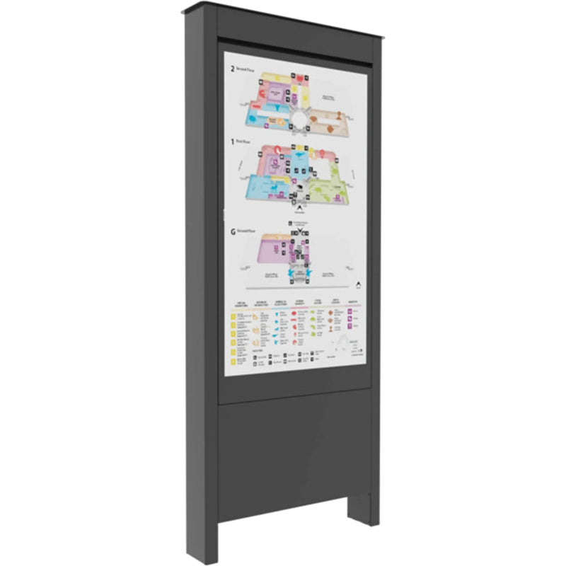 Chief Impact Outdoor Portrait Kiosk for Samsung OH55A / OF55F Series Display (55")