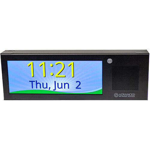 Advanced Network Devices HD IP Clock Display (Matte Black)