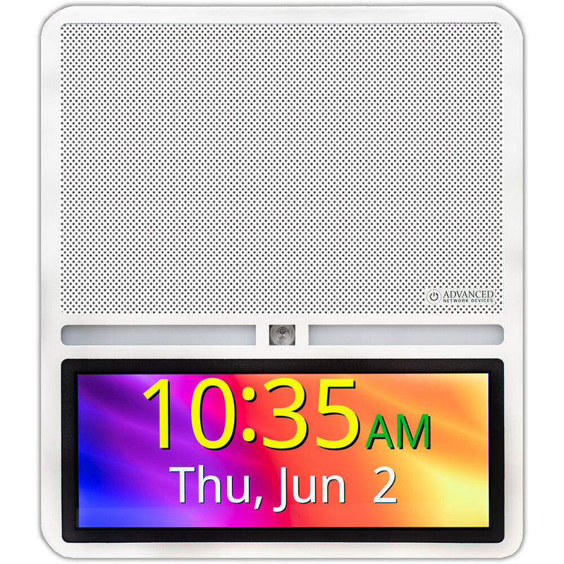 Advanced Network Devices HD IP Display with Built-in Speaker (Matte White)