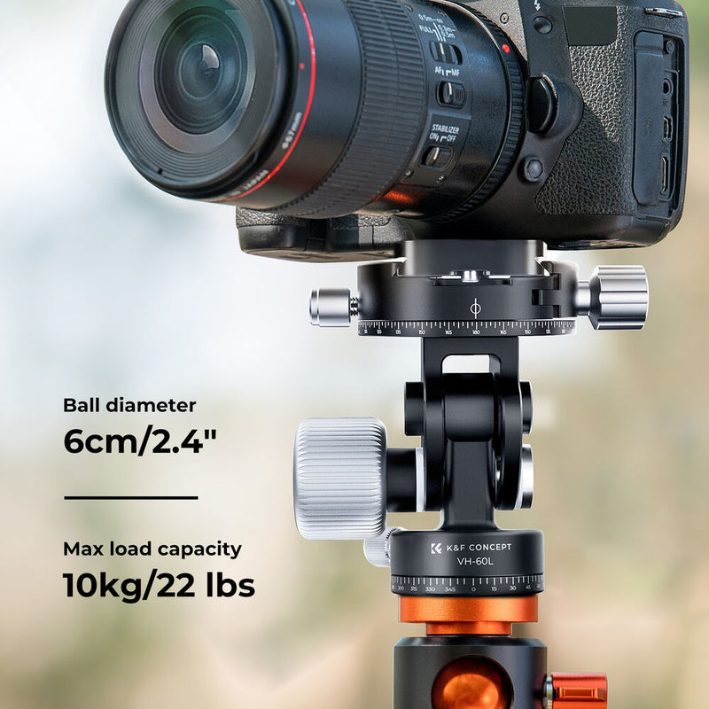 K&F Concept Panoramic Head with Quick-Release Plate