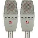 sE Electronics T2 Large-Diaphragm Multipattern Condenser Microphone (Matched Pair)