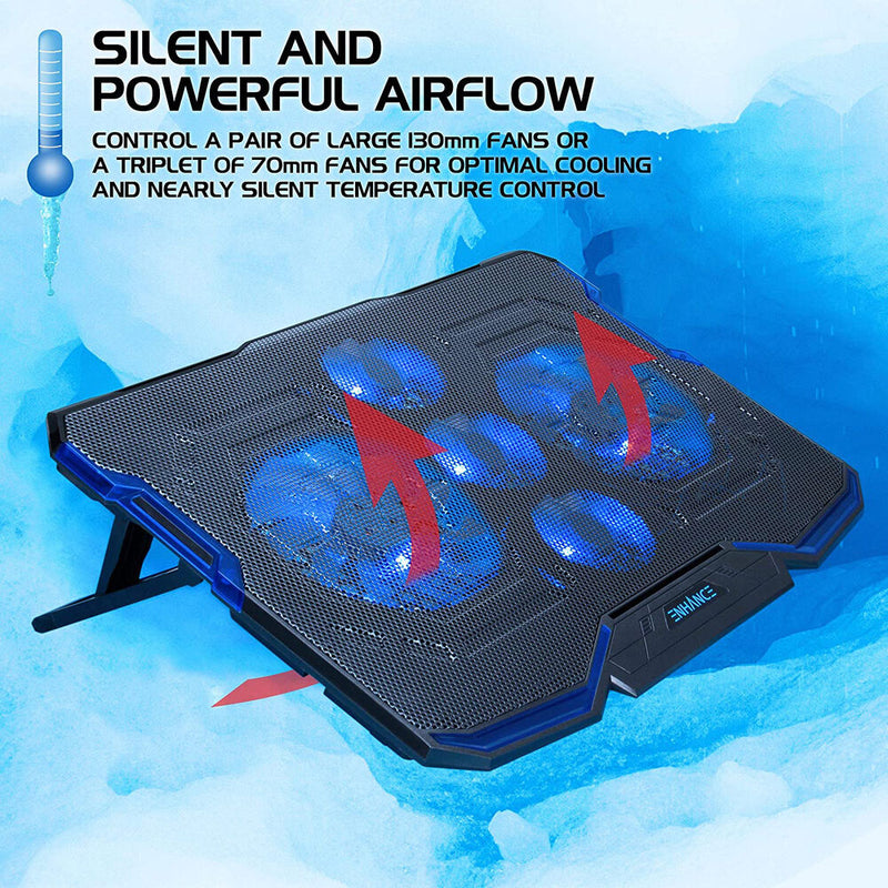 Enhance Cryogen 2 Laptop Cooling Pad (Blue)