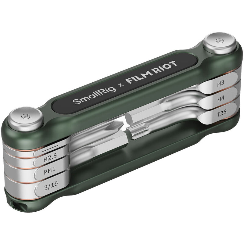 SmallRig x FILM RIOT 7-in-1 Folding Wrench Set (Green)