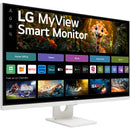 LG MyView 32SR73U-W 31.5" 4K HDR Smart Monitor (White)