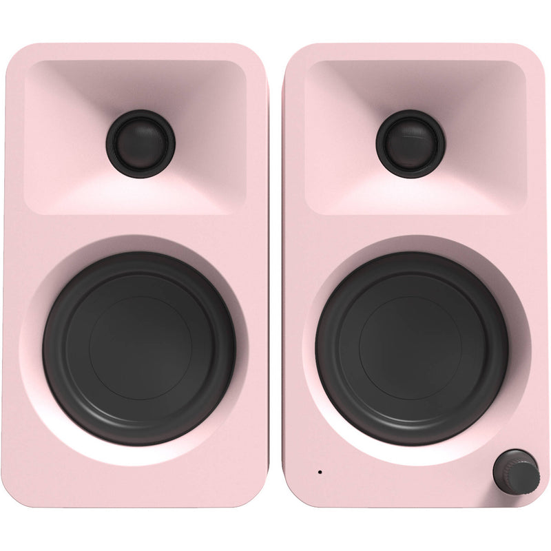 Kanto Living ORA 2-Way Active Wireless Reference Desktop Speakers (Matte Pink, Pair)