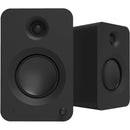 Kanto Living Ren 2-Way Active Wireless Bookshelf Speakers (Pair, Matte Black)