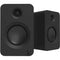 Kanto Living Ren 2-Way Active Wireless Bookshelf Speakers (Pair, Matte Black)