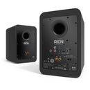 Kanto Living Ren 2-Way Active Wireless Bookshelf Speakers (Pair, Matte Black)