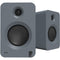 Kanto Living Ren 2-Way Active Wireless Bookshelf Speakers (Pair, Matte Gray)