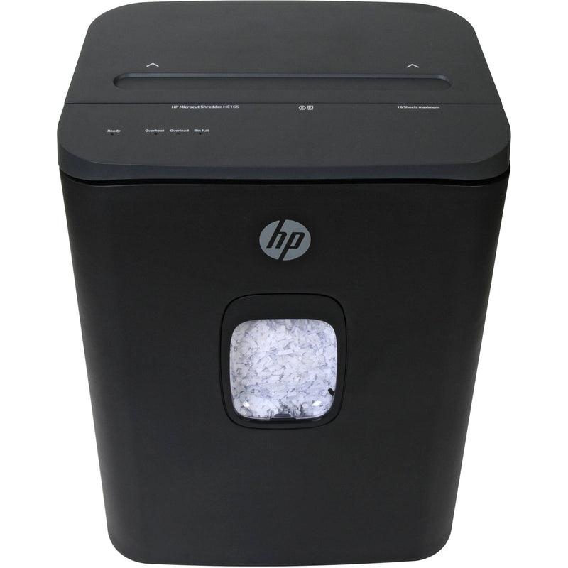 HP MC165 Micro-Cut 16-Sheet Paper Shredder (Black)