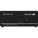 Smart-AVI 2-Port Single-Head DisplayPort KVM Switch with USB 2.0 and Audio