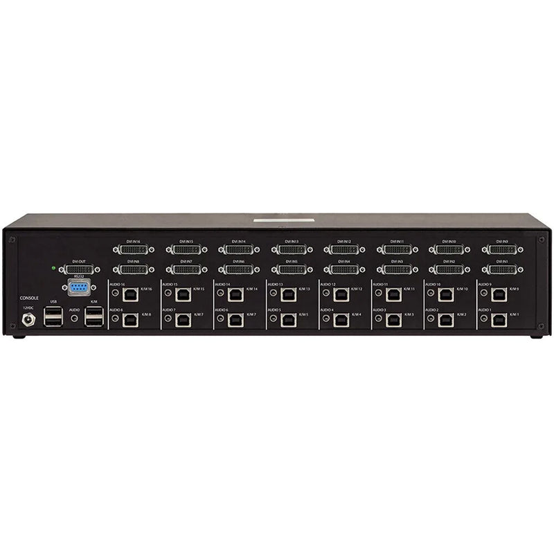 Smart-AVI 16-Port DVI-D KVM Switch with USB 2.0 and Stereo Audio