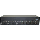 Smart-AVI 4-Port DVI-D KVM Matrix Switch with Audio and USB 2.0 Support (4-Users)