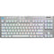 Logitech G G915 X LIGHTSPEED TKL LP Wireless RGB Mechanical Gaming Keyboard (White, GL Tactile)