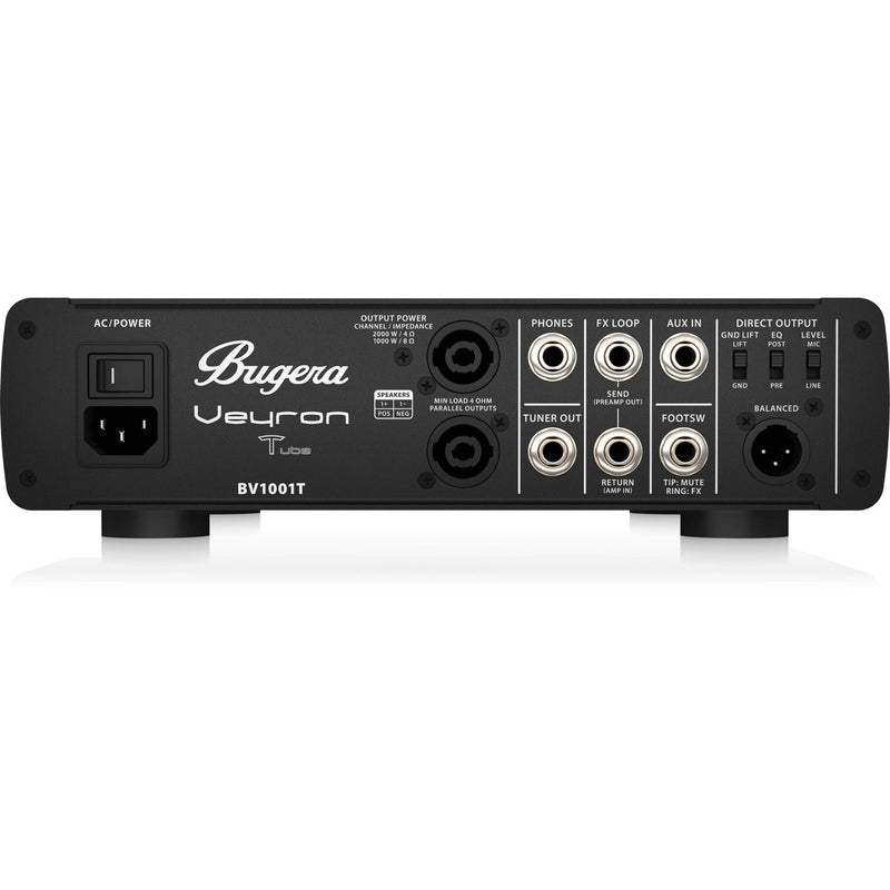 Bugera VEYRON TUBE BV1001T 2000W Bass Amplifier Head