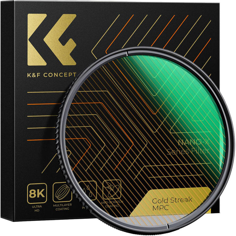 K&F Concept Nano-Xcel Gold Streak Effect Filter (58mm)