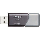 PNY 32GB Turbo Attach&eacute; 3 USB 3.0 Flash Drive (2-Pack,&nbsp;Gray)