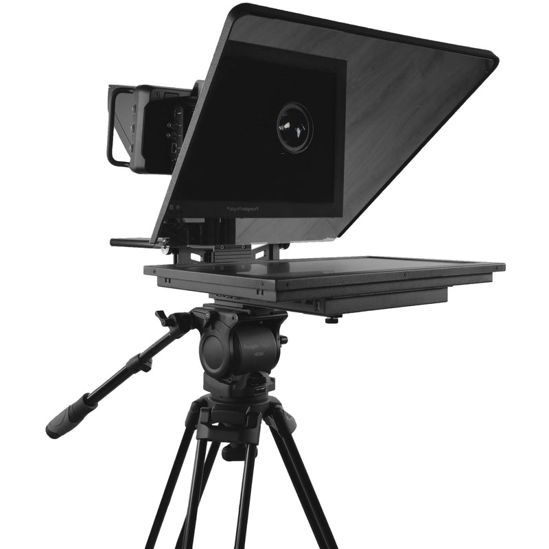 Prompter People ProLine Plus Teleprompter with 18" High-Bright Widescreen Monitor, Trapezoidal Studio Glass & 1.5 & 3" Plus Block