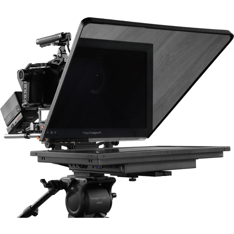 Prompter People ProLine Plus Teleprompter with 18" High-Bright Widescreen Monitor, Trapezoidal Studio Glass & 15mm Plus Block