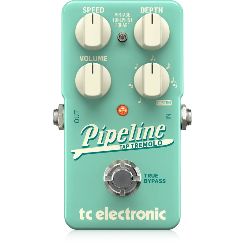 TC Electronic Pipeline Tap Tremolo Guitar Pedal