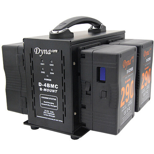 Dynacore D-4BMC 4-Channel Battery Fast Charger (B-Mount)