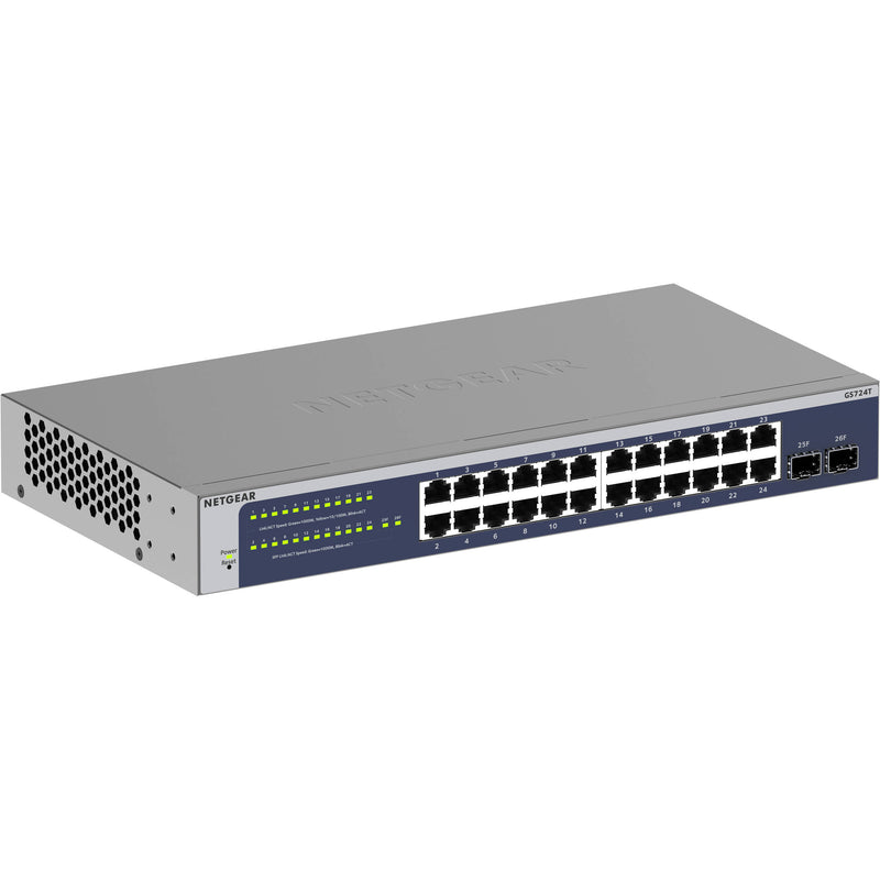 Netgear GS724T 24-Port Gigabit Managed Network Switch