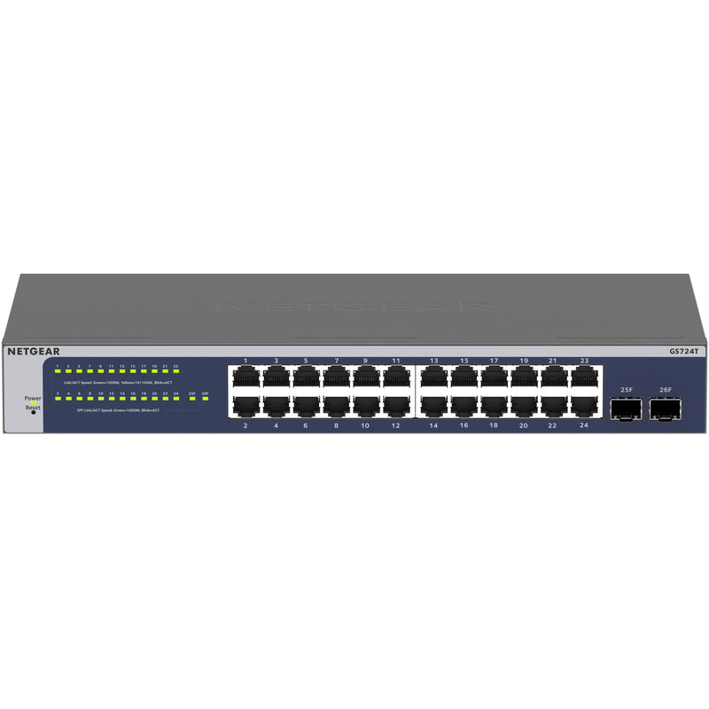 Netgear GS724T 24-Port Gigabit Managed Network Switch