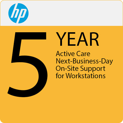 HP 5-Year Active Care Next Business Day Onsite Support Plan for Workstations