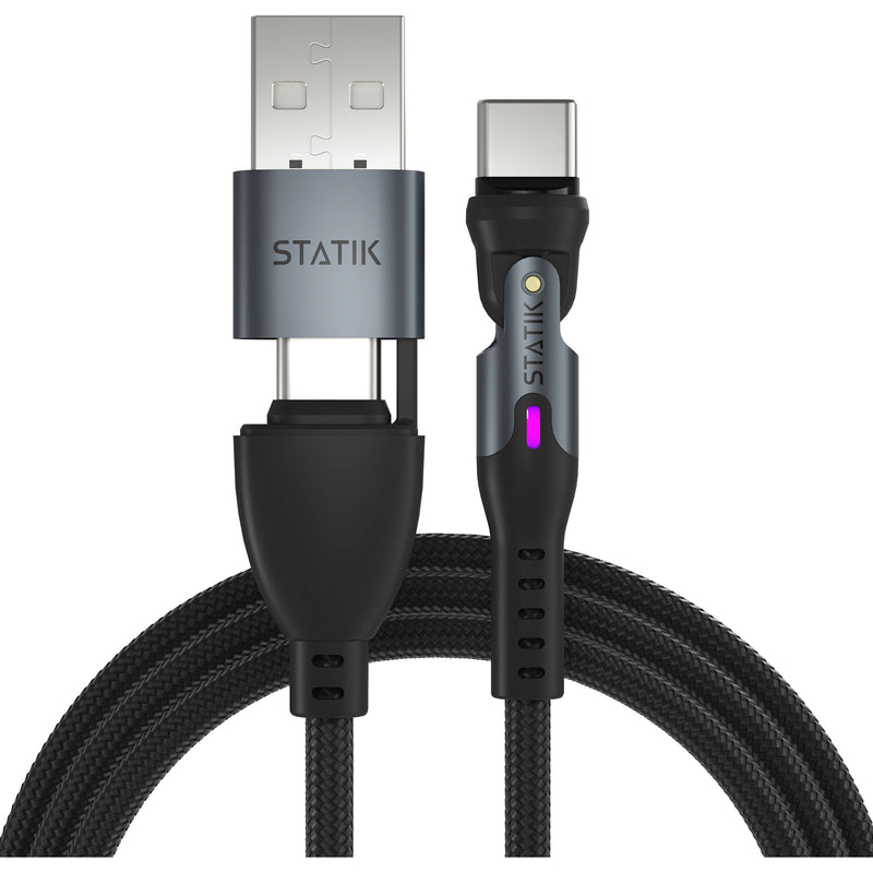 Statik 360 Pro 100W USB-C Magnetic Charging Cable (6.6')