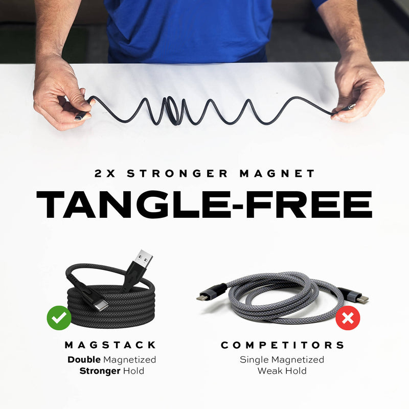 Statik MagStack USB-A to USB-C Charge Cable (6.6')