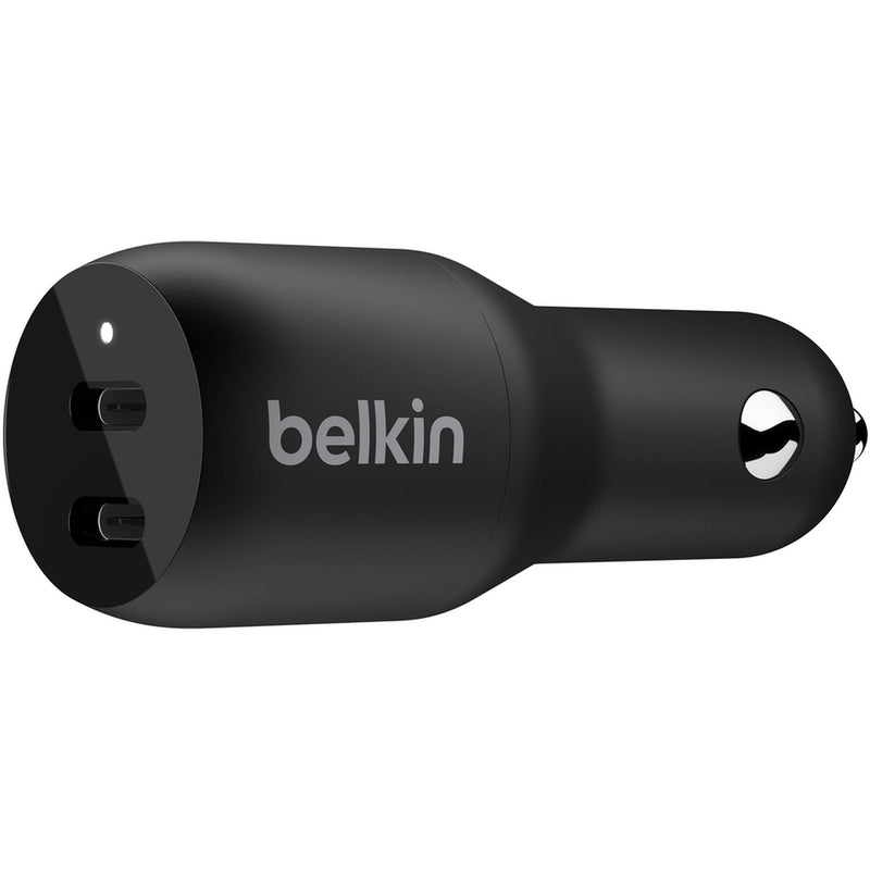 Belkin BoostCharge 36W 2-Port USB-C PD Car Charger