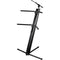 Gator Frameworks Column-Style Keyboard Stand with Mic Boom Arm and Gig Bag (Black)