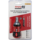 Simply45 7-in-1 Multi-Ratcheting Screwdriver (4.5")