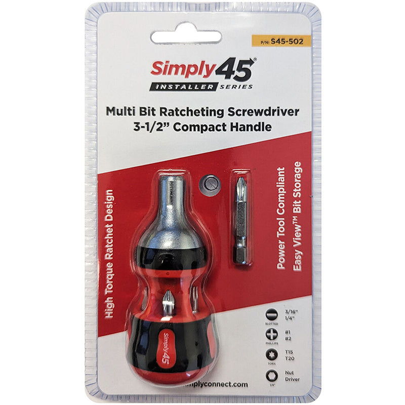 Simply45 7-in-1 Multi-Ratcheting Screwdriver (4.5")