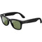 Meta Ray-Ban Wayfarer AI glasses with Polarization (Shiny Black, Standard)