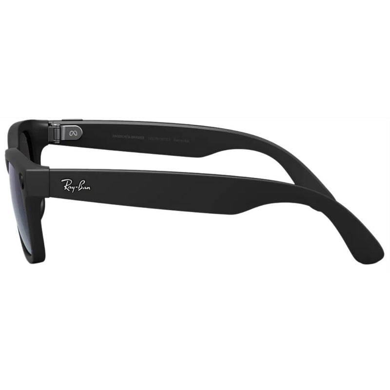 Meta Ray-Ban Wayfarer AI glasses with Polarization (Matte Black, Large)